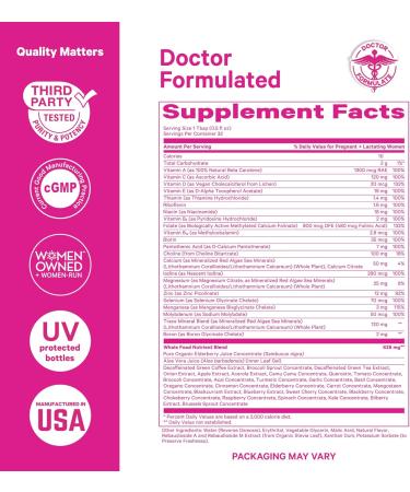 Pink Stork Liquid Prenatal Vitamin Bundle: Liquid Prenatal Vitamin with DHA and Folic Acid + Pro + DHA Prenatal Probiotics for Women Women-Owned - Buy Online on GoSupps.com