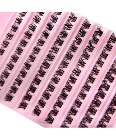120Pcs DIY Natural Look Wispy Cluster Lash Extensions - 8-16MM D Curl Individual Lashes for Home Use - Reusable Individuals (Pretty) - Buy Online on GoSupps.com