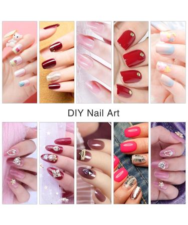 500 Pieces Acrylic Artificial Nails - Transparent False Art Nail Tips for Women - Gel Nail Enhancements - Buy Online on GoSupps.com