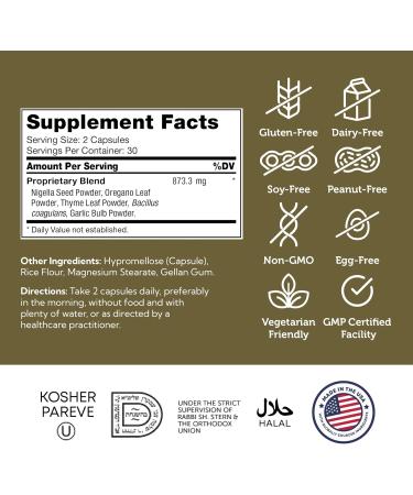 Zahler - CandAid Cleanse Digestive Health Supplement with Probiotics for Women & Men - Daily Adults Men & Women Probiotic for Gut Health & Overgrowth - Kosher (60 Timed Release Capsules) - Buy Online on GoSupps.com