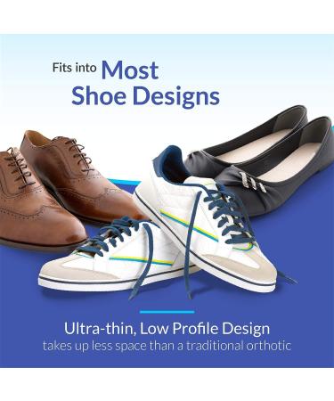 Cushioned Dress Sport Orthotic Arch Support Insoles - Euro 40 (Women's 8.5-9 / Men's 6.5-7) - Buy Online on GoSupps.com