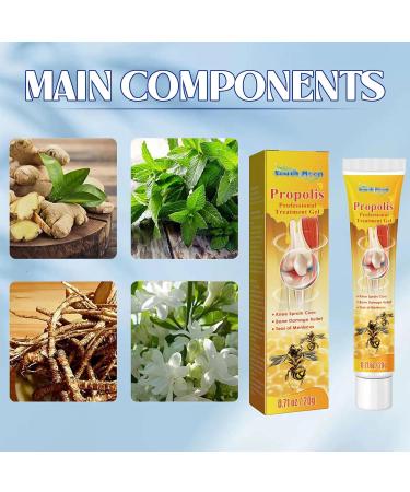 Propolis Ointment Bee Venom Cream - 2 Pieces Joint Treatment for Arthrosis & Bone Therapy (20g) | Soothing Bee Care - Buy Online on GoSupps.com