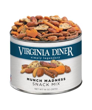 Virginia Diner - Munch Madness Honey Cheddar Crunch Snack Mix, 14 Ounce Favorite Snacking Bar Mix Savory Treat Honey Cheddar Crunch Mix 14oz (Pack of 1)