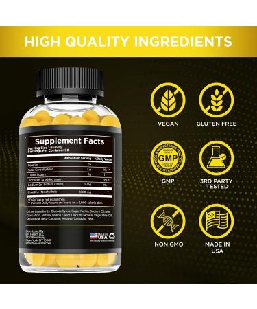 EFFECTIVE NUTRA Creatine Monohydrate Gummies 90ct & Sugar Free Milk Thistle Gummies 90ct - Buy Online on GoSupps.com