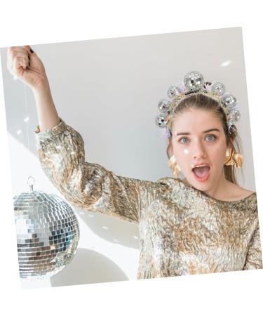 Yardenfun Stage Prop Party Supplies Hair Decoration Hair Accessories for Woman Hairband for Party Disco Ball Headband Party Hairband Party Decorative Hairband Women Headband Unique Headband - Buy Online on GoSupps.com