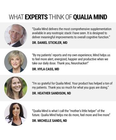 Qualia Mind Nootropic Supplement - Enhanced Memory & Focus Formula with 27+ Brain Boosters - Ginkgo biloba, Alpha GPC, Bacopa Monnieri - 154 Count - Buy Online on GoSupps.com