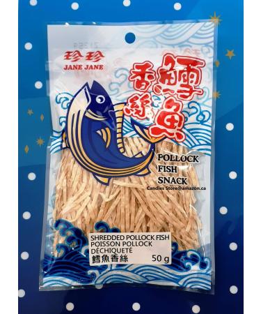 JANE JANE Shredded Pollock Fish Snack