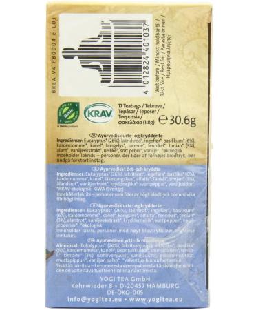 Yogi Tea | Breathe Deep - Organic | 4 X 17 Bags - Buy Online on GoSupps.com