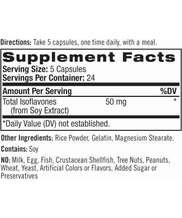 Natrol Women's Soy Isoflavones - 120 Capsules | Hormonal Balance Support - Buy Online on GoSupps.com