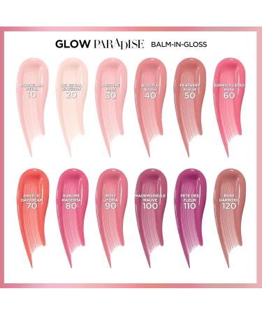 L'Oreal Paris Glow Paradise Hydrating Tinted Lip Balm-in-Gloss with Pomegranate Extract & Hyaluronic Acid Ultra-Gentle Non-Sticky Formula Porcelain Petal 0.23 fl oz (Pack of 2) - Buy Online on GoSupps.com