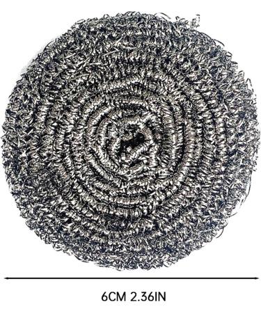 Dispensing Dish Brush Stainless Steel Wire Metal Pot Scrubber For Kitchen Clean 4Pcs (Clear One Size) Clear One Size - Buy Online on GoSupps.com