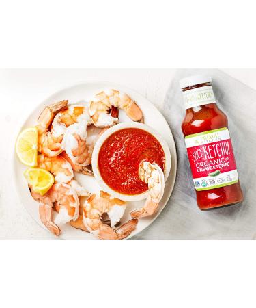 Primal Kitchen Organic Unsweetened Ketchup Variety Pack - Original & Spicy | Whole30, Paleo, Keto Certified | 11.3 oz (Pack of 2) - Buy Online on GoSupps.com