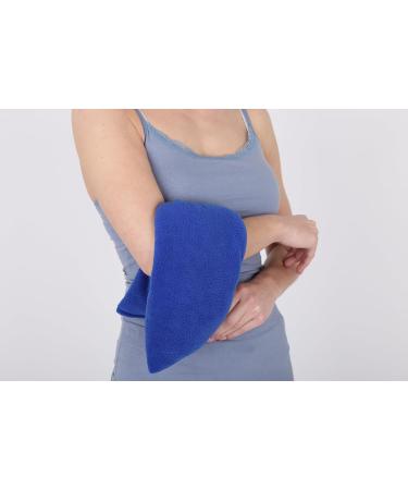 Microwavable Lavender Wheat Bags Plain Fleece Microwave Heat Pack for Back Neck Joints and Shoulder Pain Relief 44cmx13cm (Royal Blue) Plain Fleece Royal Blue - Buy Online on GoSupps.com