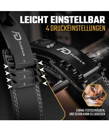 Premium Floodiam Weight Lifting Belt for Men & Women | Quick Adjustment Real Leather Gym Belt | Perfect for Weightlifting & Bodybuilding | Shop Now! - Buy Online on GoSupps.com