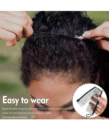 FINEPOTY Banana Clips 2 PCS Large Size Stretch Banana Clip 30 Teeth Vintage Clincher Combs Non Slip Banana Clip Elastic Banana Hairpin for Women Natural Thick Hair Curly Hair - Buy Online on GoSupps.com