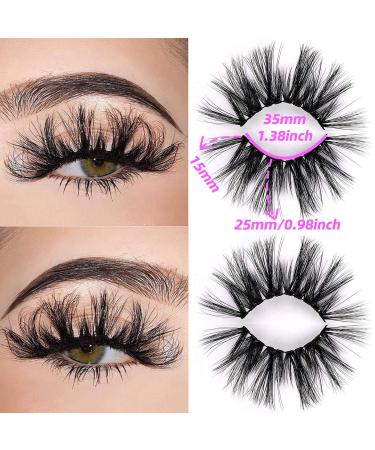 HeyAlice 25mm 3D Dramatic Mink Eyelashes - Pack of 7 Pairs - Buy Online on GoSupps.com