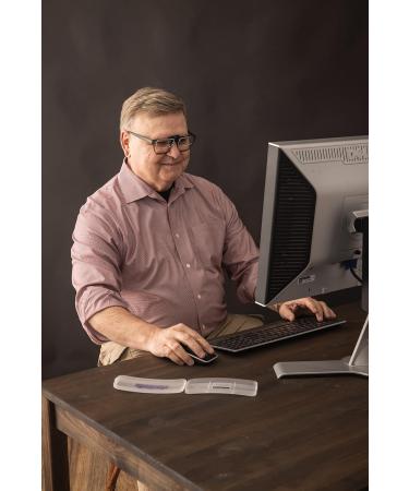 Premium Bifocal Clip-On Computer Reading Lens with Blue Light Protection - Shop Internationally - Buy Online on GoSupps.com