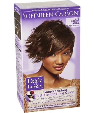 SoftSheen-Carson Dark and Lovely Permanent Hair Color Number 373 Brown Sable - Buy Online on GoSupps.com