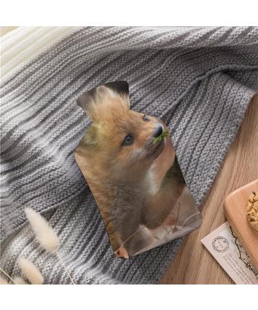 Buy Little Fox Hot Water Bottle with Plush Cover - Ideal Bed Warmer for Adults & Kids - 26.5x15.3cm - International Shipping Available - Buy Online on GoSupps.com