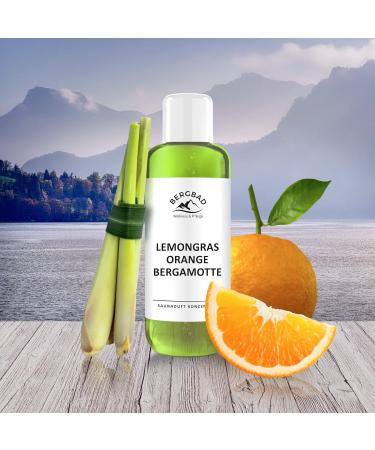 Bergbad Sauna Infusion 250ml - Soothing Lemongrass Orange & Bergamot Natural Oils | Refreshing Aromatherapy for Your Sauna - Buy Online on GoSupps.com