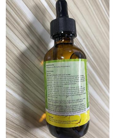 Organic Rosemary Oil for Hair & Skin Care - Pure Natural Essential Oil for Nourishing Scalp and Strengthening Hair (2.02 fl oz) - Buy Online on GoSupps.com