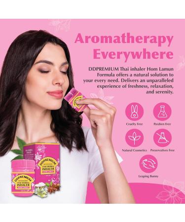 DDPremium Bundle 2 Pack Thai Herbal Inhaler with Menthol & Essential Oil - Yadom Original HOM LAMUN Formula - Buy Online on GoSupps.com