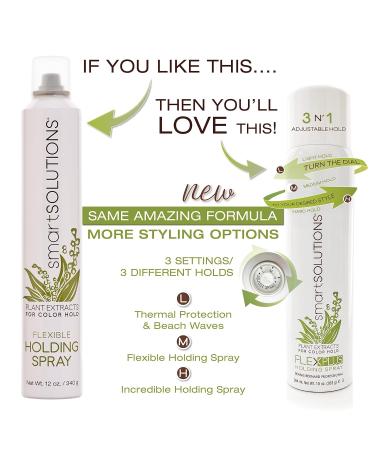 smartSOLUTIONS Flexible Holding Spray Plus 10oz | Non-Sticky | No Flakes | Quick Drying | 3-In-1 - Buy Online on GoSupps.com