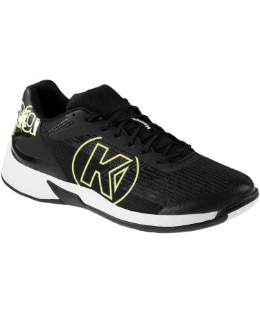Kempa Unisex Attack Three 2.0 Sneaker Free-time shoe in-shoe running and sports shoes Handball Jogging Outdoor Leisure Shoes and breathable black 41 EU