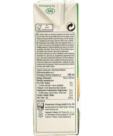 Aroy-D Coconut Milk - 8x500ml for Cooking Baking Desserts Soups Smoothies & Cocktails - Premium Quality Coconut Milk International Shipping - Buy Online on GoSupps.com