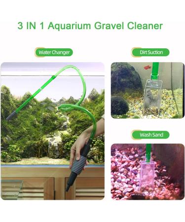 Boxtech Aquarium Vacuum Siphon Pump - Fish Tank Sand Cleaner & Water Changer - Buy Online on GoSupps.com