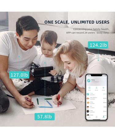 PRTSER Smart Scale - Large VA Display, High Accuracy, Bluetooth, BMI, 15 Body Compositions - Sync with Apps - X-Large - Buy Online on GoSupps.com