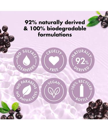 Love Beauty And Planet Acai Berry & Retinoid Body Wash - 100% Biodegradable - 20 fl oz - Buy Online on GoSupps.com