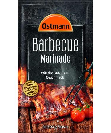 Ostmann spices-barbecue marinade liquid grill marinade spicy-smoke taste spice mix for 500 g meat ideal for grilling & refining dishes 60 ml barbecue marinade 60 g (1 Pack)