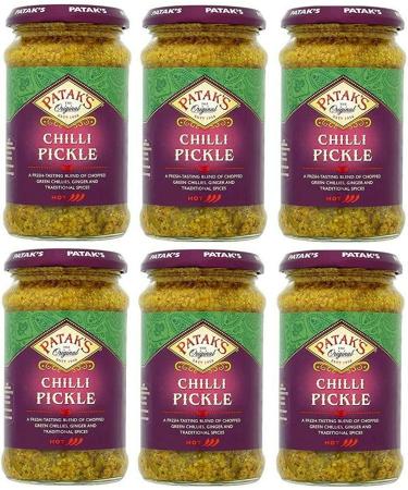  Patak's 6 x Original Chilli Pepper Pickles 315g - Buy Online on GoSupps.com