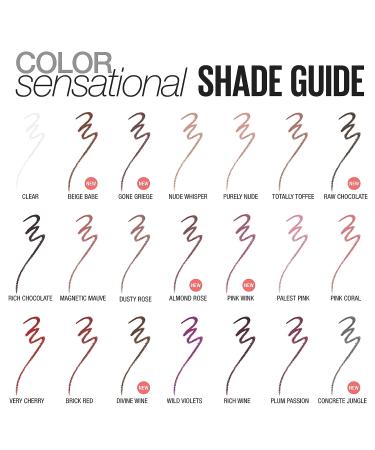 Maybelline Color Sensational Self-Sharpening Lip Liner - Clear 0.01 Ounce (Pack of 1) - Buy Online on GoSupps.com