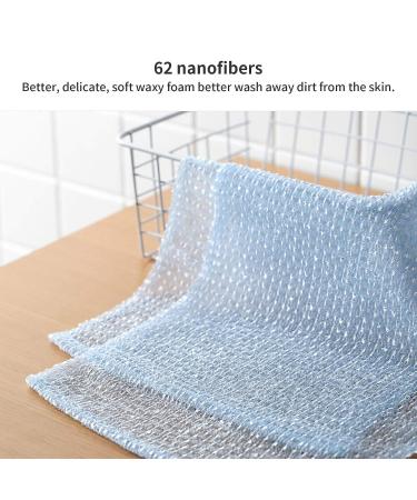 Nutteri Exfoliating Back Scrubber for Shower - Deep Clean & Invigorate Your Skin - Blue - Buy Online on GoSupps.com