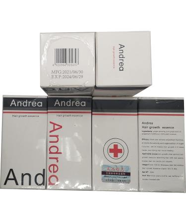 Andrea Hair Growth Essence - Stop Hair Loss Treatment with Ginger & Ginseng - 20ml - Buy Online on GoSupps.com