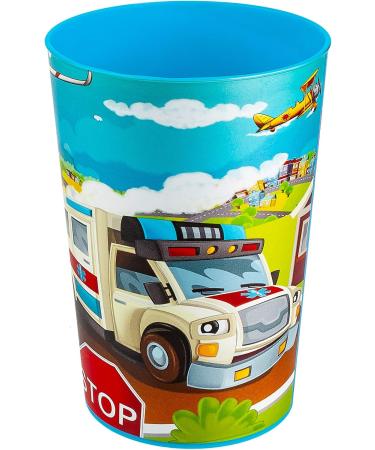 Shop alle-meine.de GmbH Bathroom Set - Custom Toothbrush Holder & Children's Cup - Vehicle & Fire Brigade Design - Perfect for Kids' Toothbrushes! - Buy Online on GoSupps.com