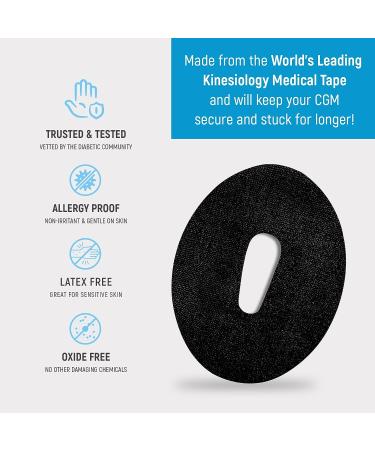 Dexcom G6 Adhesive Patch - Water Resistant & Strong Adhesive Patches (Black) - Buy Online on GoSupps.com