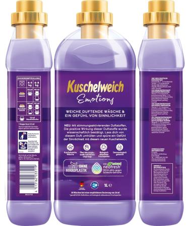 Kuschelweich Emotions Sensuality Fabric Softener 1L - 38 Washes of Luxurious Freshness | International Shipping - Buy Online on GoSupps.com