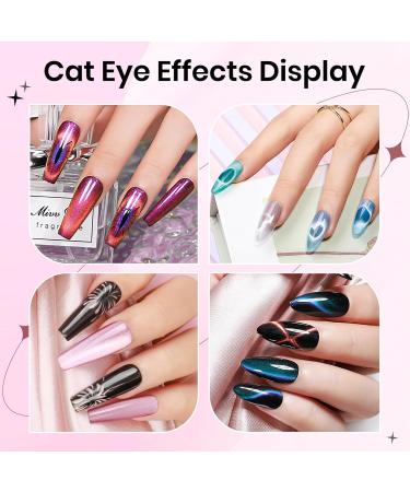 SUPWEE 5 in 1 Cat Eye Nail Magnet Tools Multi-Function Cat Eye Magnet Pens Strong Suction Cat Eye Magnet Tool for 9D Strip Galaxy Cat Eye Gel Polish DIY Nail Art Manicure SZJCT02 - Buy Online on GoSupps.com