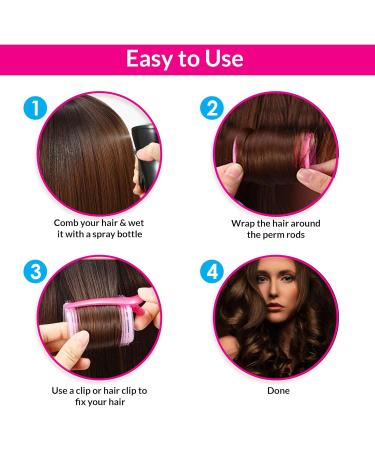 ZABLEE 33pcs Hair Rollers With Clips- 18 Self Grip Rollers -12 Duckbill Sectioning Clips -2 Comb -1 Braid Device For Hair curlers Roller for Long/short Hair Curly. Size 44mm 36mm 25mm For Adults-Kids - Buy Online on GoSupps.com