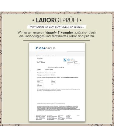 Buy Vegan Vitamin B Complex 3x365 Tablets | All 8 B Vitamins Quatrefolic Cholin & Myo-Inositol - International Shipping - Buy Online on GoSupps.com