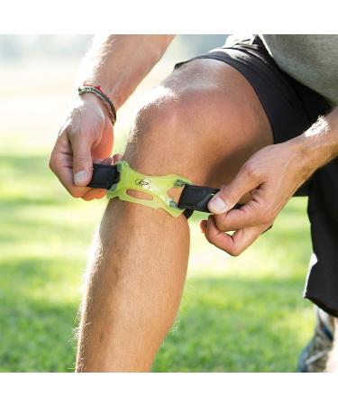 DonJoy Performance Webtech Patella Knee Strap - Adjustable Support for Patellar Tendonitis, Jumper's Knee - Ideal for Running, Basketball, Volleyball - Small/Medium, Black - Buy Online on GoSupps.com