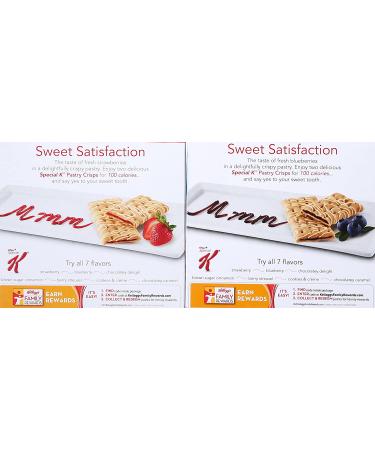 Kellogg's Special K Strawberry & Blueberry Pastry Crisps 60 Count - Fruit Variety Pack - Buy Online on GoSupps.com