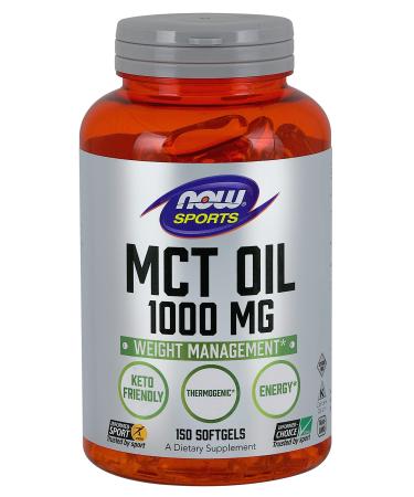 Now Foods Sports MCT Oil 1000 mg 150 Softgels
