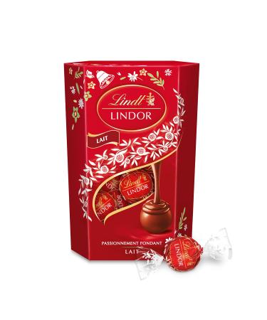 Lindt - Cornet LINDOR - Milk Chocolate - Ideal for Easter, 200g