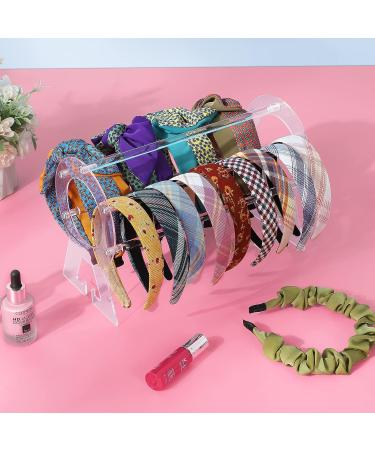 Suneerplay Clear Acrylic Headband Holder Organizer Stand for Women and Girls - Buy Online on GoSupps.com