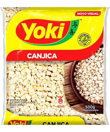 Yoki Canjica White Corn Hominy 500g | Crystal Hominy 500g | Healthier and More Delicious Diet | Extracted From White Corn From Brazil (Crystal Hominy 3 Pack) Crystal Hominy 3 Pack - Buy Online on GoSupps.com