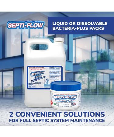Septic Tank Treatment - Septic Enzyme Pods | 1 Year Supply Fast-Dissolving Live Bacteria & Enzymes | Prevent Backups & Odors | 12 Packets Made in USA - Buy Online on GoSupps.com